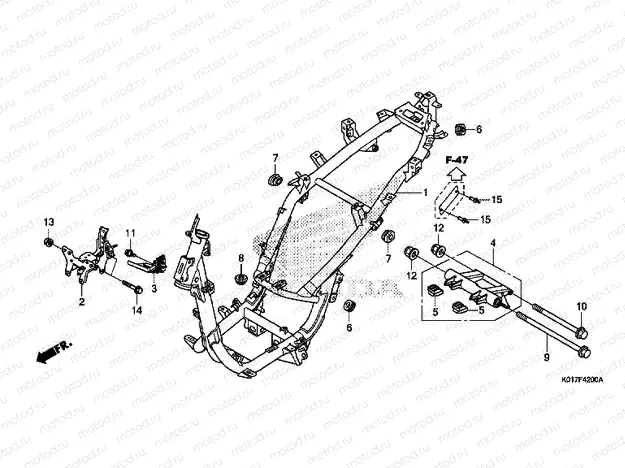 F-42 FRAME HOUSING