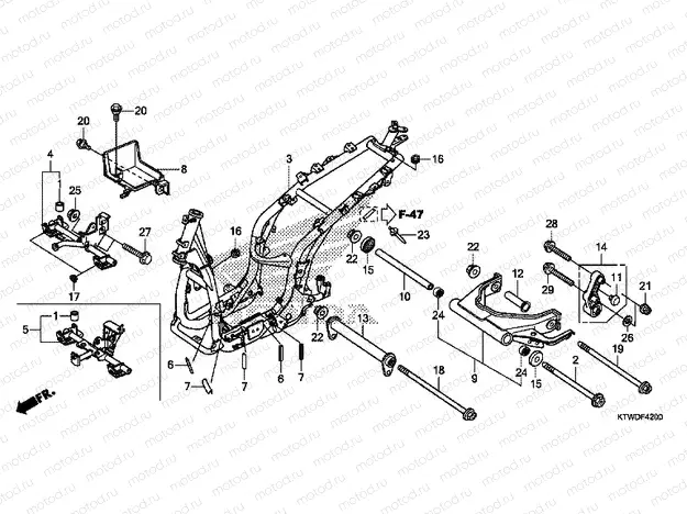F-42 FRAME HOUSING