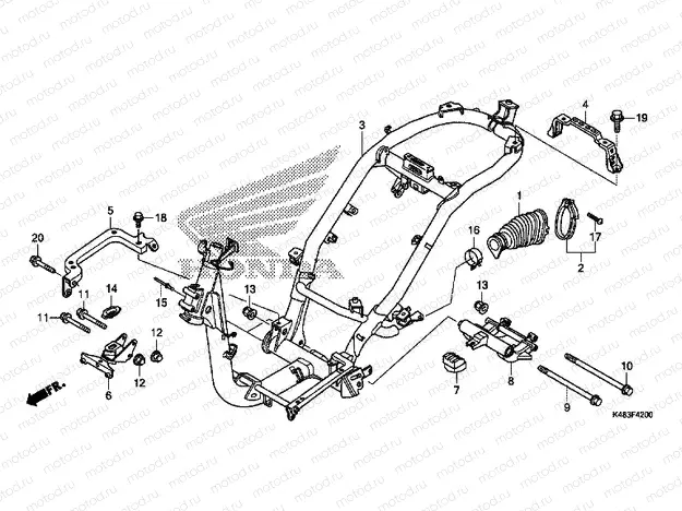 F-42 FRAME HOUSING
