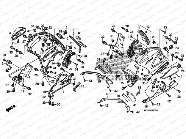F-42 LOWER ENGINE