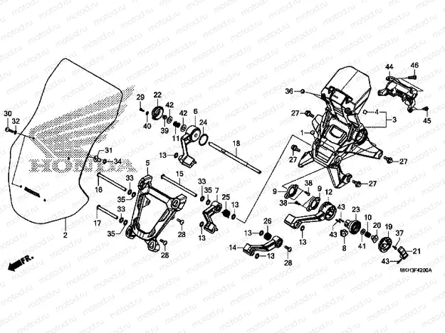 F-42 WINDSCREEN