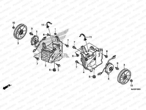 F-43 COOLING FAN