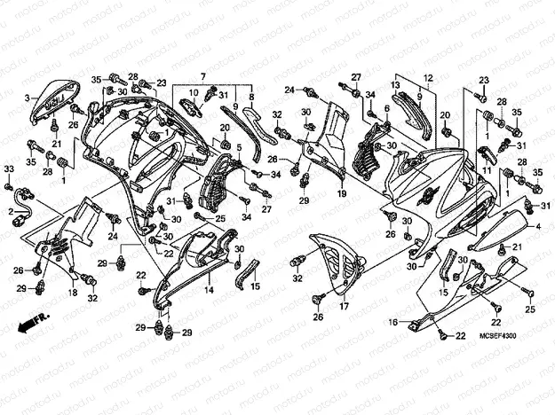 F-43 LOWER ENGINE