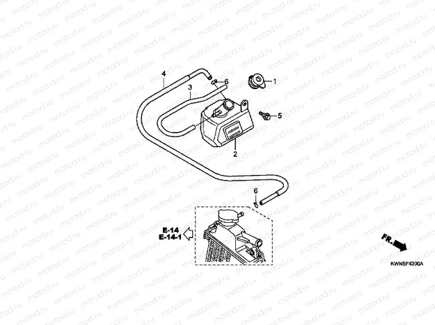 F-43 RESERVE FUEL TANK