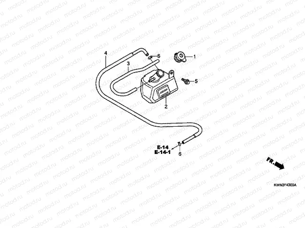 F-43 RESERVE FUEL TANK