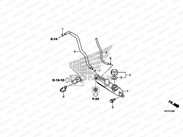 F-43 RESERVE FUEL TANK