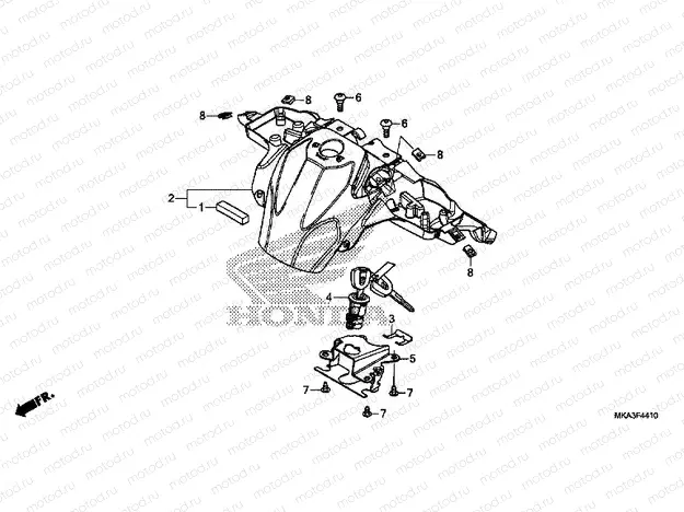 F-44-10 CENTER COVER