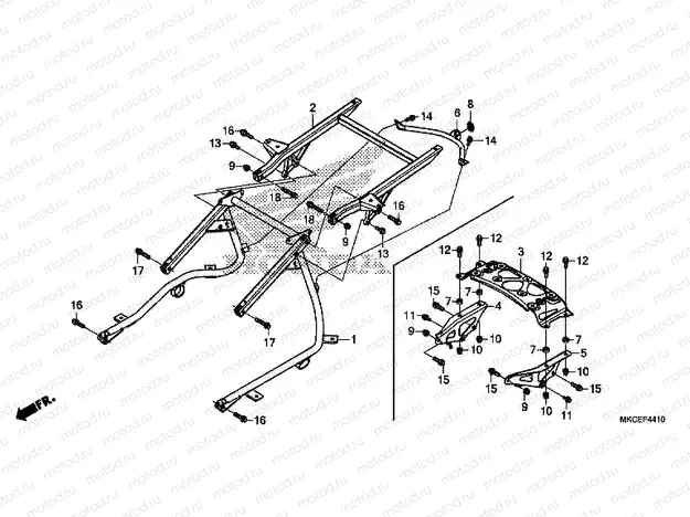 F-44-10 LUGGAGE STAY