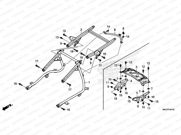 F-44-10 LUGGAGE STAY