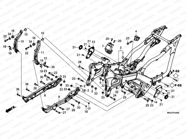 F-44 FRAME BODY