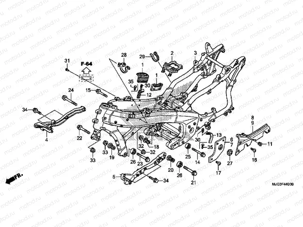F-44 FRAME HOUSING
