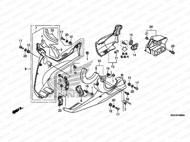 F-46 LOWER ENGINE
