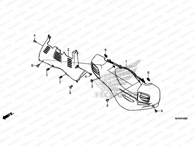 F-46 LOWER ENGINE