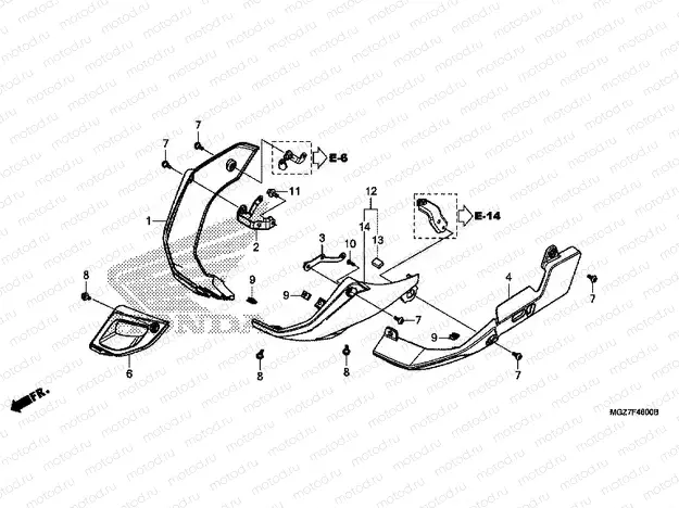 F-46 LOWER ENGINE