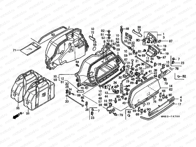 F-47 SADDLE BAG