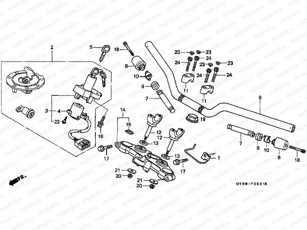 F-5-1 TIE ROD PIPE / UPPER BRIDGE (2)