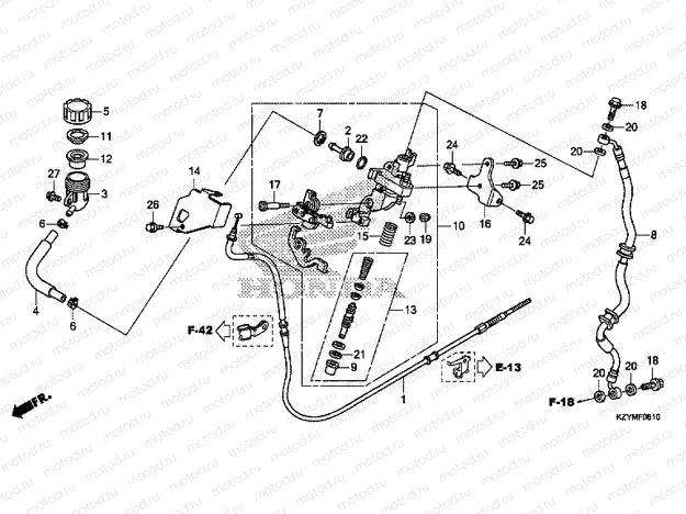 F-5-10 MASTER CYLINDER