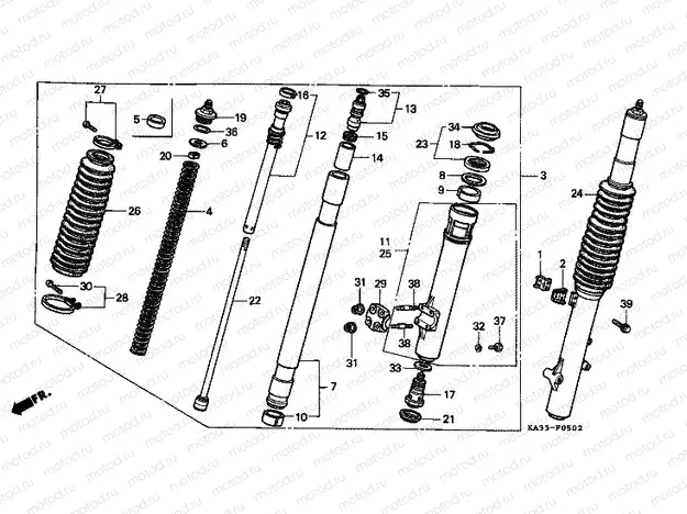 F-5-2 FRONT FORK (3)