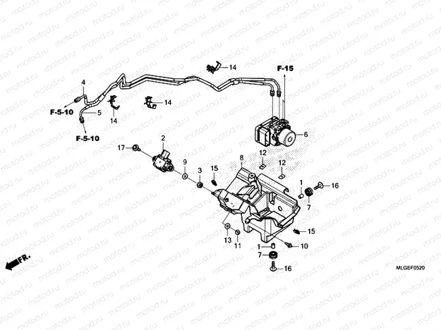 F-5-20 ABS MODULATOR