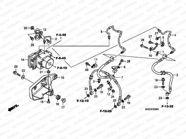 F-5-20 ABS MODULATOR