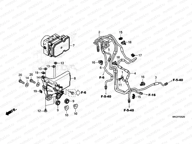 F-5-20 ABS MODULATOR