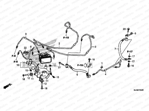 F-5-20 ABS MODULATOR
