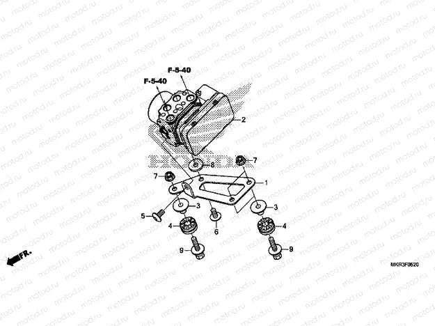 F-5-20 ABS MODULATOR