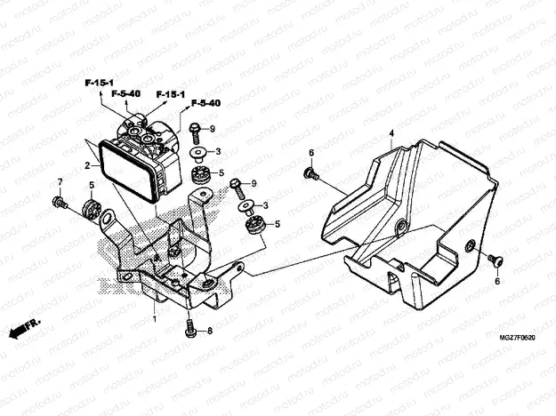 F-5-20 ABS MODULATOR