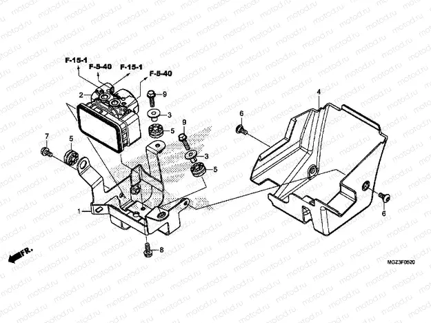 F-5-20 ABS MODULATOR