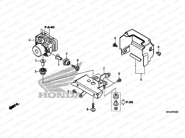 F-5-20 ABS MODULATOR