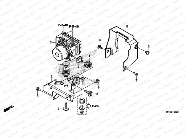 F-5-20 ABS MODULATOR