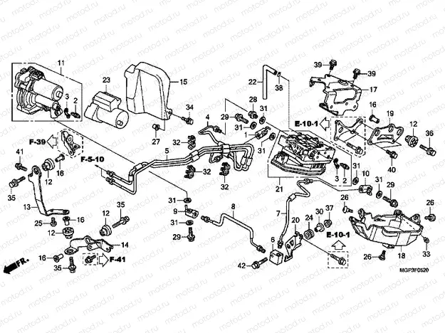 F-5-20 FRONT POWER SUPPLY / FRONT VALVE UNIT