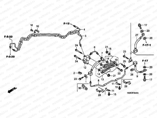 F-5-40 BRAKE HOSE
