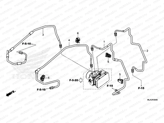 F-5-40 BRAKE PIPE