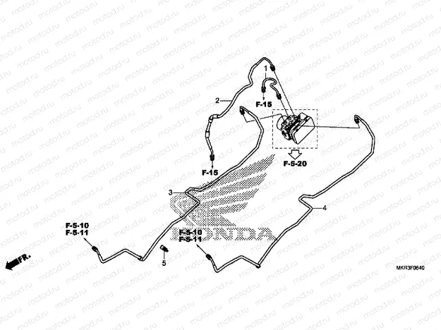 F-5-40 BRAKE PIPE