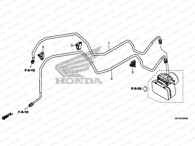 F-5-40 BRAKE PIPE
