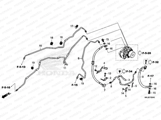 F-5-40 BRAKE PIPE & BRAKE HOSE