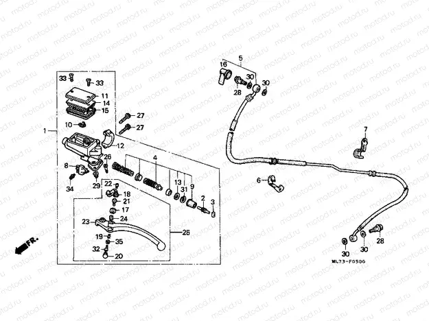 F-5 CLUTCH MASTER CYLINDER (1)