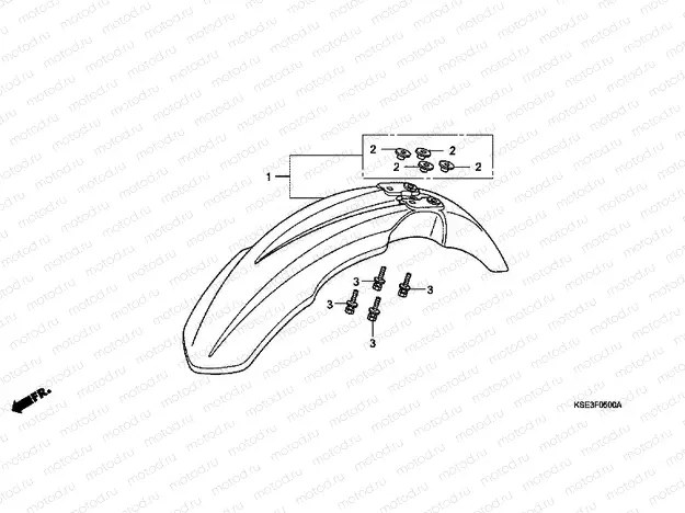 F-5 FRONT FENDER