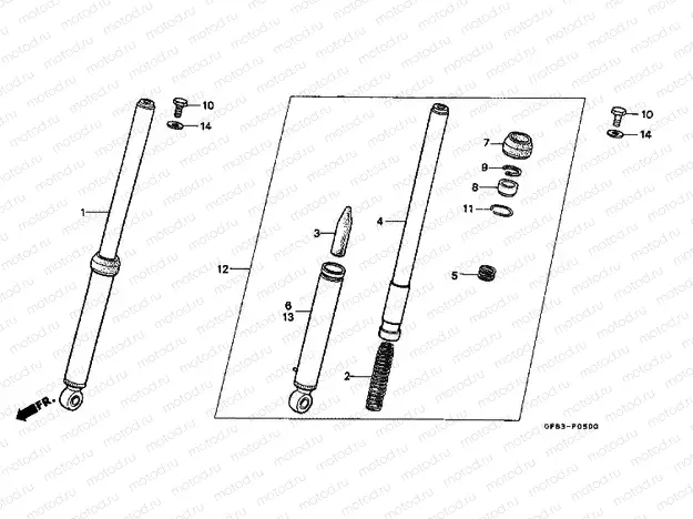 F-5 FRONT FORK