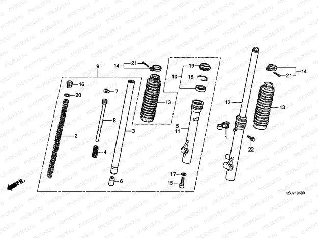 F-5 FRONT FORK