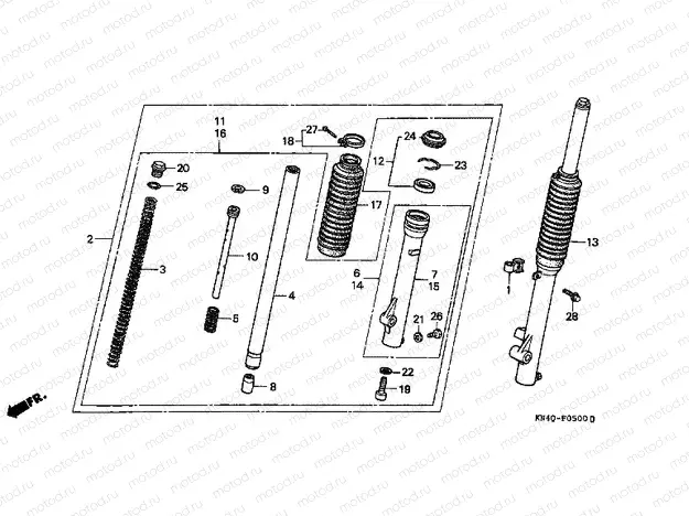 F-5 FRONT FORK