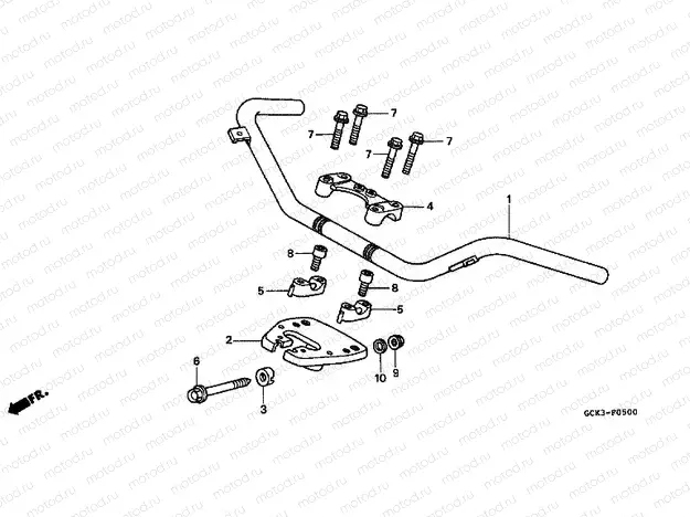 F-5 STEERING BAR TUBE