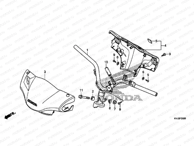 F-5 TIE ROD TUBE / HANDLE COVER
