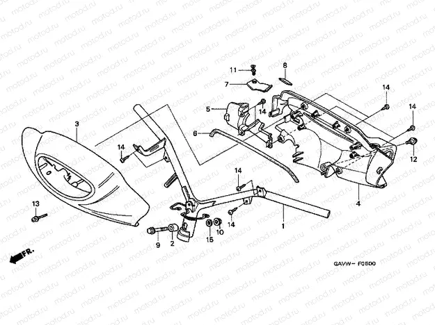 F-5 TIE ROD TUBE / HANDLE COVER