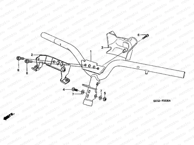F-5 TIE ROD TUBE / HANDLE COVER