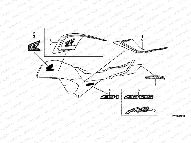 F-50-1 SIGN / STRIP (2)