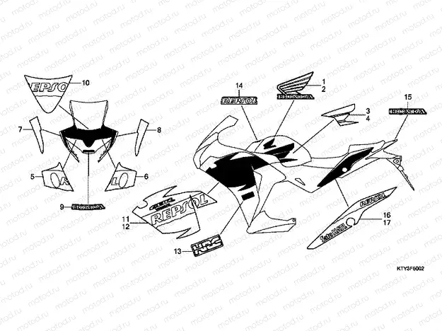 F-50-2 SIGN / STRIP (3)