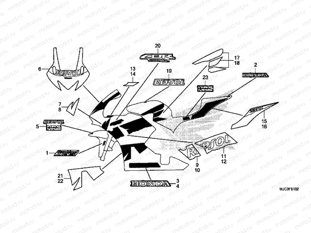 F-51-2 SIGN / STRIP (3)