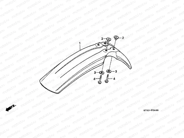 F-6 FRONT FENDER